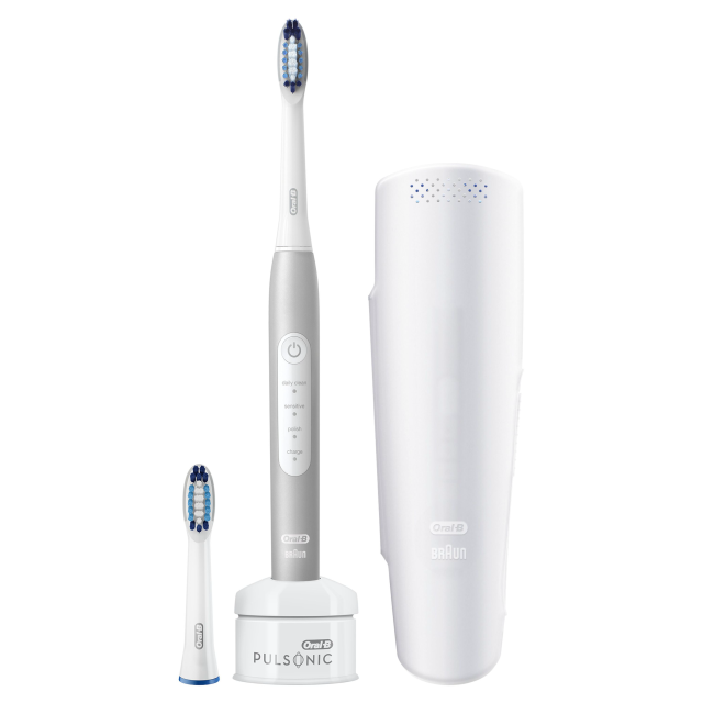 Braun Oral-B Pulsonic Slim Luxe 4200 Platinum Travel Edition